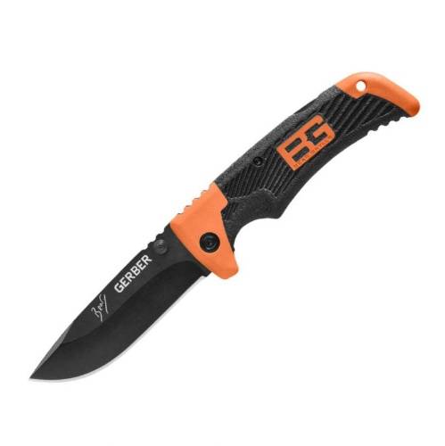 3810 BearGrylls Scout Drop Point Black фото 5