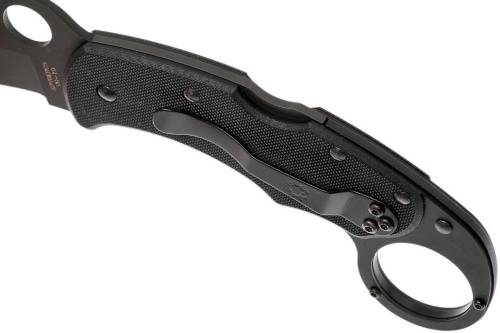 96 Spyderco Складной нож керамбит Karahawk All Black - Spyderco 170GBBKP фото 5
