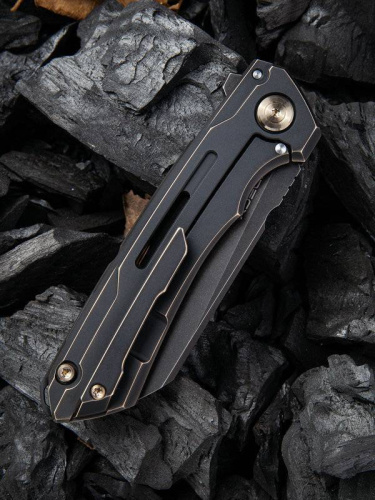 Складной нож WE Knife Mini Buster Antique Bronze фото 6