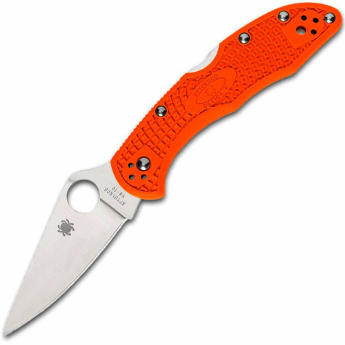 Складной нож Spyderco Delica 4 Flat Ground - 11FPOR фото 2 Складной нож Spyderco Delica 4 Flat Ground - 11FPOR фото 2